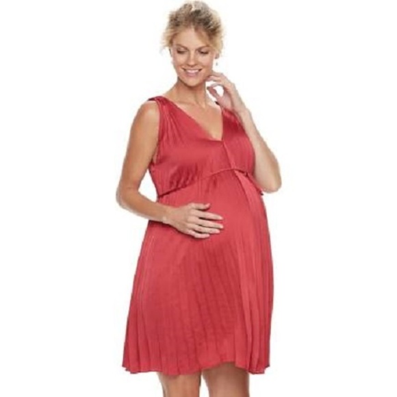 MATERNITY DRESS Medium Rose Medium NEW FINAL $$ - Picture 4 of 4